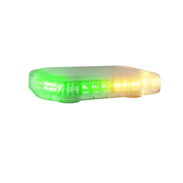Abrams RugEye 10" Mini LED Lightbar - Amber/Green RugEye-10X-AG - main